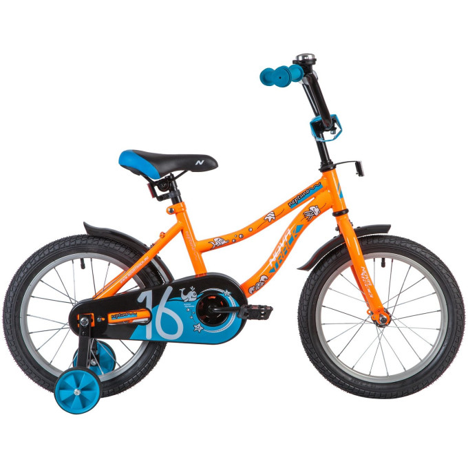 Детский велосипед NOVATRACK NEPTUNE 16” оранжевый 163NEPTUNE.OR20